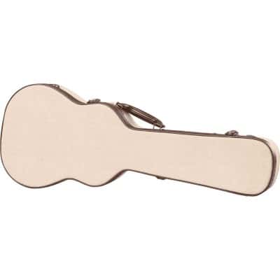 ETUIS GUITARE BOIS DELUXE GW UKULELE TENOR BEIGE