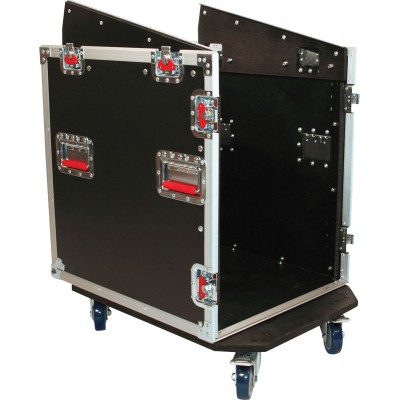 GATOR G-TOWER WOOD FOR 12U MIXING CONSOLE WITH INTEGRATED 12U RACK
