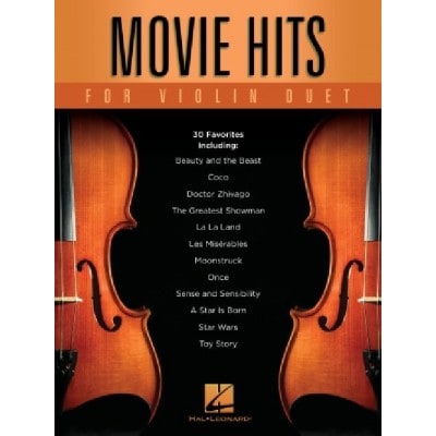 MOVIE HITS FOR VIOLIN DUET - 2 VIOLONS
