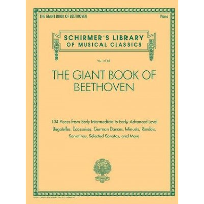LUDWIG VAN BEETHOVEN - THE GIANT BOOK OF BEETHOVEN - PIANO