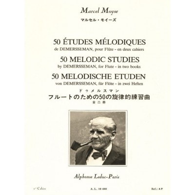  Moyse Marcel - 50 Etudes Melodiques Op.4 D'apres Demersseman Pour La Flute Vol.1 