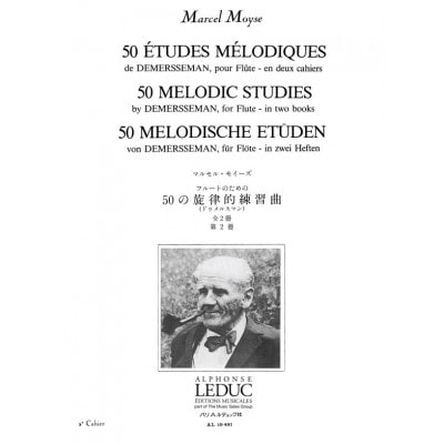  Moyse Marcel - 50 Etudes Melodiques Op.4 D'apres Demersseman Pour La Flute Vol.2