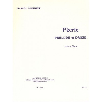 LEDUC Tournier Marcel - Feerie - Prelude et Danse - Harpe