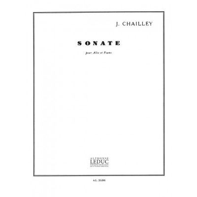 CHAILLEY JACQUES - SONATE POUR ALTO ET PIANO