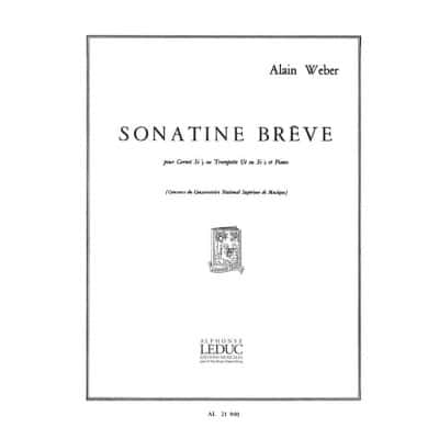 WEBER ALAIN - SONATINE BREVE - TROMPETTE & PIANO