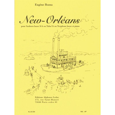LEDUC Bozza E. - New Orleans - Trombone Basse (tuba) et Piano