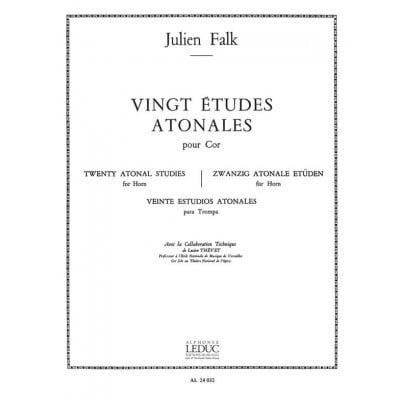  Falk Julien - 20 Etudes Atonales - Cor