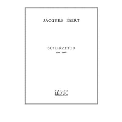 IBERT JACQUES - SCHERZETTO - PIANO