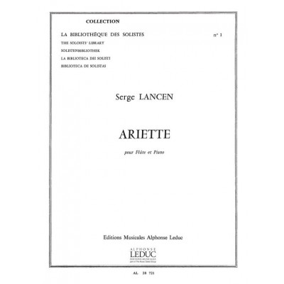 LEDUC LANCEN SERGE - ARIETTE