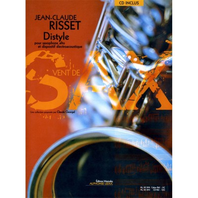 LEDUC Risset - Distyle - Saxophone Alto et Dispositif Electroacoustique + CD