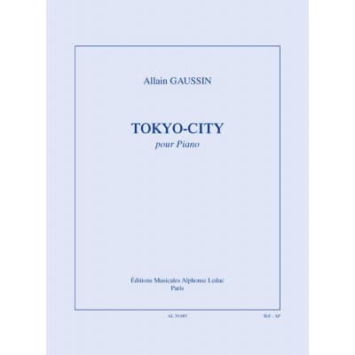 GAUSSIN A. - TOKYO-CITY - PIANO 