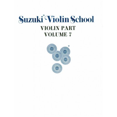  Suzuki Violin School Violin Part Vol.7 - Violon