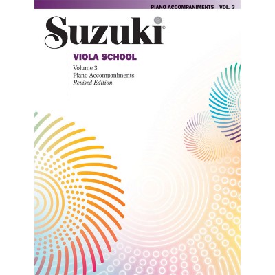 SUZUKI VIOLA SCHOOL PIANO ACC., VOL. 3