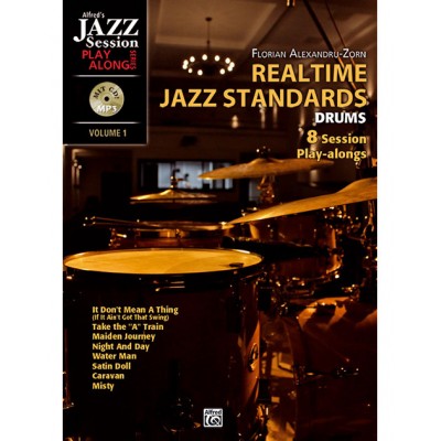 ALFRED PUBLISHING REALTIME JAZZ STANDARDS - DRUMS