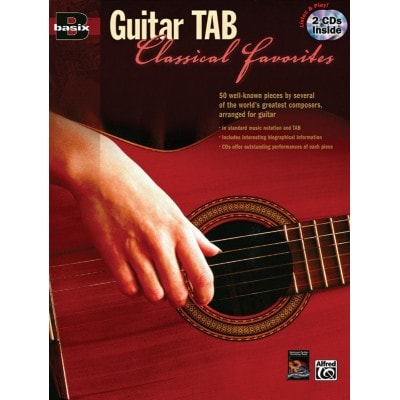 BASIX GUITAR TAB CLASSICAL FAVORITES + 2CDS - GUITAR