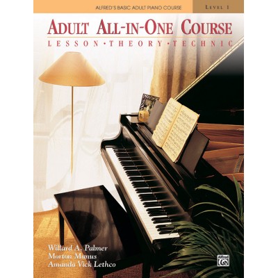 ALFRED PUBLISHING PALMER MANUS AND LETHCO - ADULT ALL IN ONE COURSE 1 + CD - PIANO