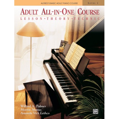 PALMER MANUS AND LETHCO - ADULT ALL IN ONE COURSE 1 + CD - PIANO