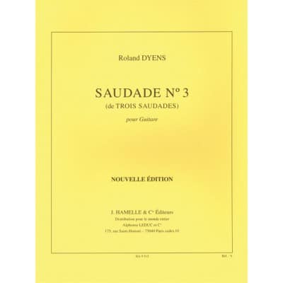  Dyens R. - Saudade N3 - Guitare 