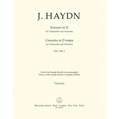 HAYDN J. - KONZERT IN D HOB. VIIb:2(VIOLONCELLE)
