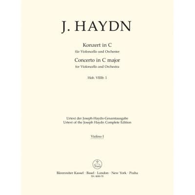 HAYDN J. - KONZERT IN C (VIOLON 1)