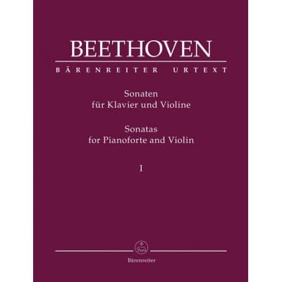 BEETHOVEN - SONATES POUR PIANO FORTE ET VIOLON OP. 12 