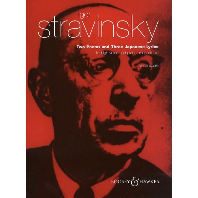  Stravinsky Igor - Two Poems By K. Balmont - High Voice And Ensemble