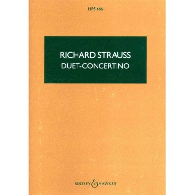STRAUSS R. - DUET CONCERTINO o.OP. AV 147 - CONDUCTEUR