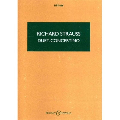 BOOSEY & HAWKES STRAUSS R. - DUET CONCERTINO o.OP. AV 147 - CONDUCTEUR