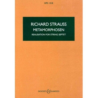 STRAUSS RICHARD - METAMORPHOSEN - CONDUCTEUR POCHE