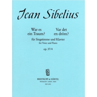 SIBELIUS J. - VAR DET EN DROM? - WAR ES EIN