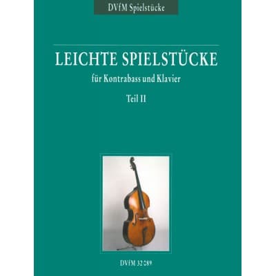EDITION BREITKOPF LEICHTE SPIELSTUCKE 2 - DOUBLE BASS AND PIANO