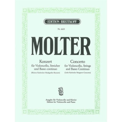 MOLTER J.M. - VIOLONCELLOKONZERT C-DUR