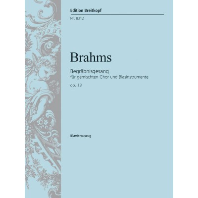  Brahms Johannes - Begrabnisgesang Op. 13 - Piano