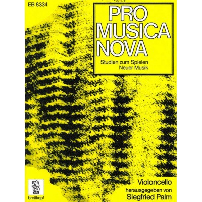 EDITION BREITKOPF Palm Siegfried - Studien Neuer Musik Cello - Cello