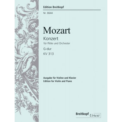  Mozart W.a. - Concerto Pour Flute En Sol Majeur Kv 313 - Flute, Piano