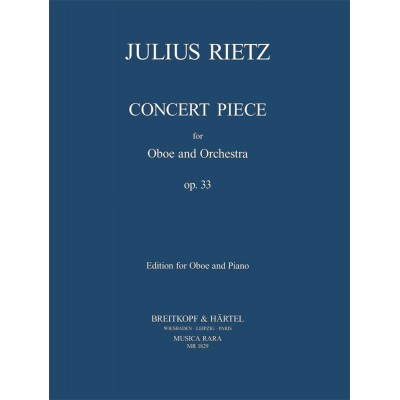  Rietz Julius - Konzertstuck Op. 33 - Oboe, Piano