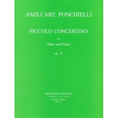 PONCHIELLI AMILCARE - CONCERTINO OP. 75 - OBOE, PIANO