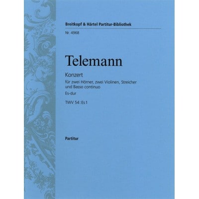 TELEMANN G.P. - KONZERT ES-DUR