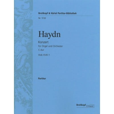  Haydn J. - Orgelkonzert C-dur Hob Xviii:1 - Conducteur