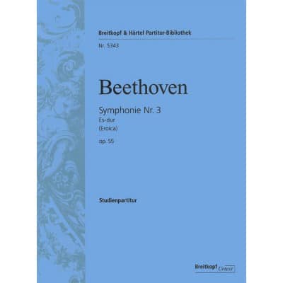  Beethoven L.v. - Symphonie Nr. 3 Es-dur Op. 55 - Partition Poche
