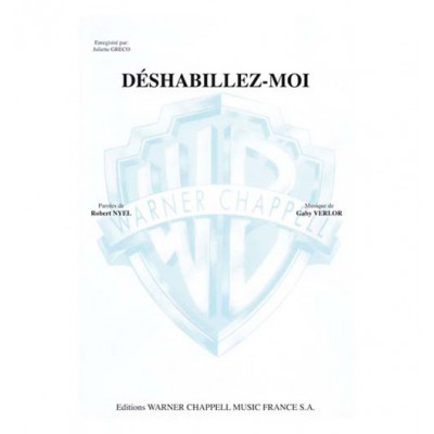 GRECO JULIETTE - DESHABILLEZ-MOI - FORMAT CHANT, PIANO