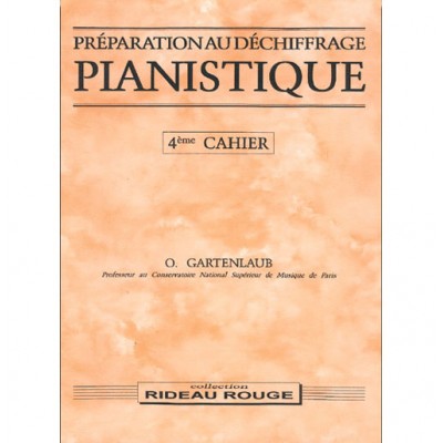 RIDEAU ROUGE Gartenlaub Odette - Preparation Au Dechiffrage Pianistique Vol.4