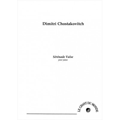 CHOSTAKOVITCH DIMITRI - SERENADE VALSE - PIANO