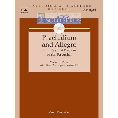 KREISLER F. - PRELUDIUM AND ALLEGRO - VIOLON ET PIANO 