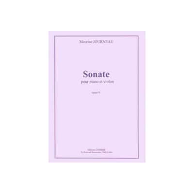 JOURNEAU MAURICE - SONATE OP.6 - VIOLON ET PIANO