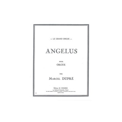 DUPRE MARCEL - ANGELUS OP.34 N.2 - ORGUE