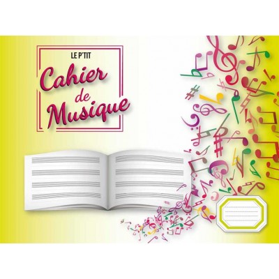 COUP DE POUCE CAHIER DE MUSIQUE 4 PORTEES
