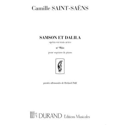 DURAND SAINT SAENS C. - SAMSON ET DALILA N 9B - MON COEUR S