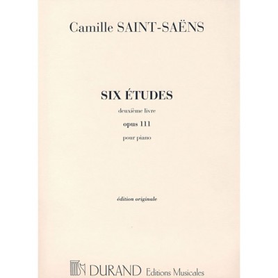 SAINT SAENS C. - SIX ETUDES OPUS 111 - PIANO