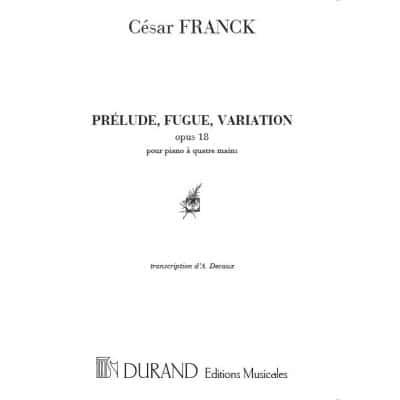 FRANCK - PRELUDE, FUGUE, VARIATION - PIANO